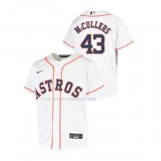 Maglia Baseball Bambino Houston Astros Lance Mccullers Replica Home Bianco