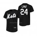 Maglia Baseball Bambino New York Mets Robinson Cano Replica Nero