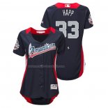 Maglia Baseball Donna All Star 2018 J.a. Happ Home Run Derby American League Blu