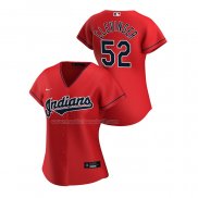 Maglia Baseball Donna Cleveland Guardians Mike Clevinger Replica Alternato 2020 Rosso