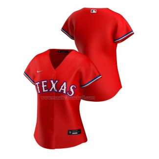 Maglia Baseball Donna Texas Rangers Replica Alternato 2020 Rosso