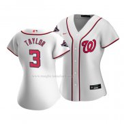 Maglia Baseball Donna Washington Nationals Michael A. Taylor Home Replica Bianco