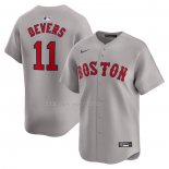 Maglia Baseball Uomo Boston Red Sox Rafael Devers Away Limited Grigio