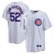 Maglia Baseball Uomo Chicago Cubs Pete Crow-armstrong Home Replica Bianco