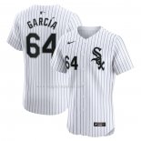 Maglia Baseball Uomo Chicago White Sox Deivi Garcia Home Elite Bianco