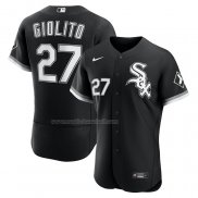 Maglia Baseball Uomo Chicago White Sox Lucas Giolito Alternato Autentico Nero