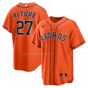 Maglia Baseball Uomo Houston Astros Jose Abreu Alternato Replica Arancione