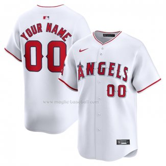 Maglia Baseball Uomo Los Angeles Angels Home Limited Personalizzate Bianco