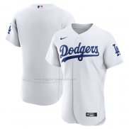 Maglia Baseball Uomo Los Angeles Dodgers Home Autentico Bianco