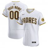 Maglia Baseball Uomo San Diego Padres Elite Home Personalizzate Bianco