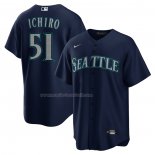 Maglia Baseball Uomo Seattle Mariners Ichiro Suzuki Official Replica Blu