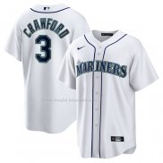 Maglia Baseball Uomo Seattle Mariners Jp Crawford Home Replica Bianco