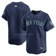 Maglia Baseball Uomo Seattle Mariners Road Limited Blu