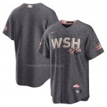 Maglia Baseball Uomo Washington Nationals 2022 City Connect Replica Grigio