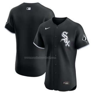 Maglia Baseball Uomo Chicago White Sox Alternato Home Elite Nero