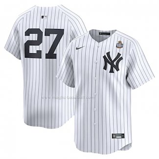 Maglia Baseball Uomo New York Yankees Giancarlo Stanton Limited Bianco