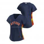 Maglia Baseball Donna Houston Astros Replica Alternato 2020 Blu