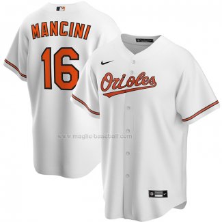 Maglia Baseball Uomo Baltimore Orioles Trey Mancini Home Replica Bianco