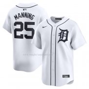 Maglia Baseball Uomo Detroit Tigers Matt Manning Home Limited Bianco