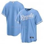 Maglia Baseball Uomo Kansas City Royals Alternato Replica Logo Blu