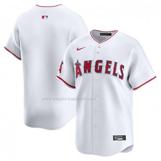 Maglia Baseball Uomo Los Angeles Angels Home Limited Bianco