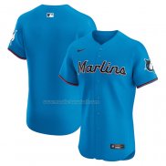 Maglia Baseball Uomo Miami Marlins Alternato Vapor Premier Elite Blu