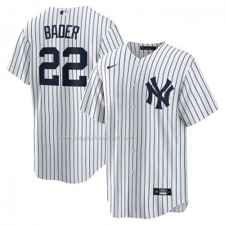 Maglia Baseball Uomo New York Yankees Harrison Bader Replica Bianco