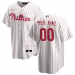 Maglia Baseball Uomo Philadelphia Phillies Home Replica Personalizzate Bianco