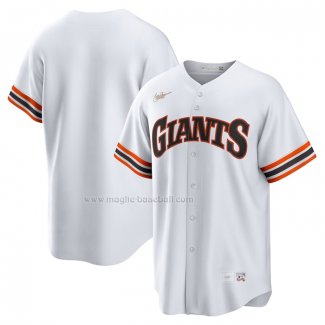 Maglia Baseball Uomo San Francisco Giants Home Cooperstown Collection Bianco