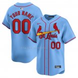 Maglia Baseball Uomo St. Louis Cardinals Alternato Limited Personalizzate Blu