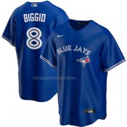 Maglia Baseball Uomo Toronto Blue Jays Cavan Biggio Replica Blu