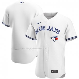 Maglia Baseball Uomo Toronto Blue Jays Home Autentico Bianco