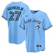 Maglia Baseball Uomo Toronto Blue Jays Vladimir Guerrero JR. Replica Alternato Blu