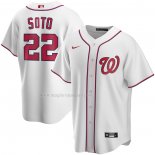 Maglia Baseball Uomo Washington Nationals Juan Soto Home Replica Bianco