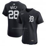 Maglia Baseball Uomo Detroit Tigers Javier Baez Alternato Elite Nero