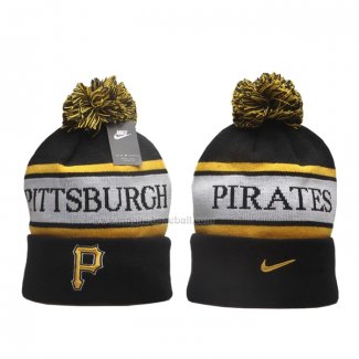 Berretti Pittsburgh Pirates Nike Stripe Peak Nero