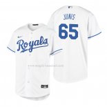 Maglia Baseball Bambino Kansas City Royals Jakob Junis Replica Home Bianco