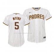 Maglia Baseball Bambino San Diego Padres Wil Myers Replica Home Bianco