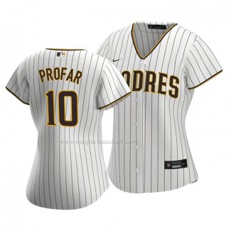 Maglia Baseball Donna San Diego Padres Jurickson Profar Replica Home Bianco