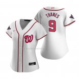 Maglia Baseball Donna Washington Nationals Eric Thames Replica Bianco