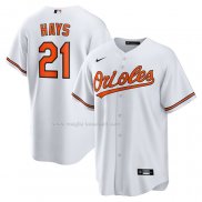 Maglia Baseball Uomo Baltimore Orioles Austin Hays Replica Bianco