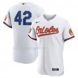 Maglia Baseball Uomo Baltimore Orioles Jackie Robinson Autentico Bianco