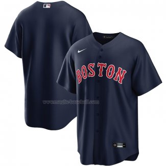 Maglia Baseball Uomo Boston Red Sox Alternato Replica Blu