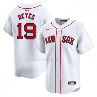 Maglia Baseball Uomo Boston Red Sox Pablo Reyes Home Limited Bianco