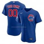 Maglia Baseball Uomo Chicago Cubs Alternato Autentico Personalizzate Blu