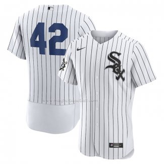 Maglia Baseball Uomo Chicago White Sox Jackie Robinson Autentico Bianco