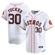 Maglia Baseball Uomo Houston Astros Kyle Tucker Home Limited Bianco