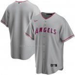 Maglia Baseball Uomo Los Angeles Angels Road Replica Grigio