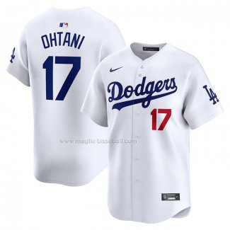 Maglia Baseball Uomo Los Angeles Dodgers Shohei Ohtani Home Limited Bianco