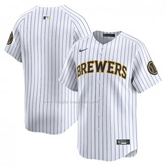 Maglia Baseball Uomo Milwaukee Brewers Alternato Limited Bianco